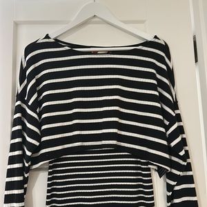 Free people two-piece striped dress